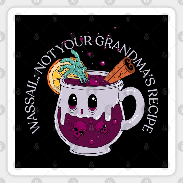 Zombie Christmas Wassail Magnet by H. R. Sinclair